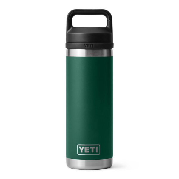 YETI Rambler 18 oz. Bottle with Chug Cap, Black Forest Green
